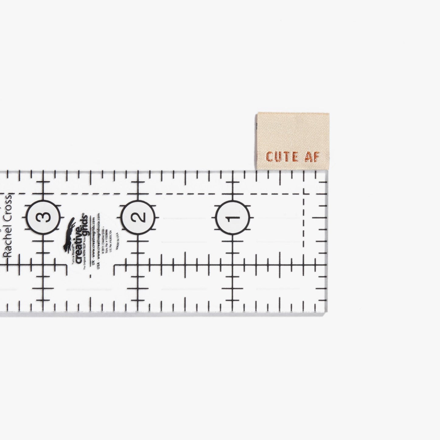"CUTE AF" Woven Labels 10 Pack