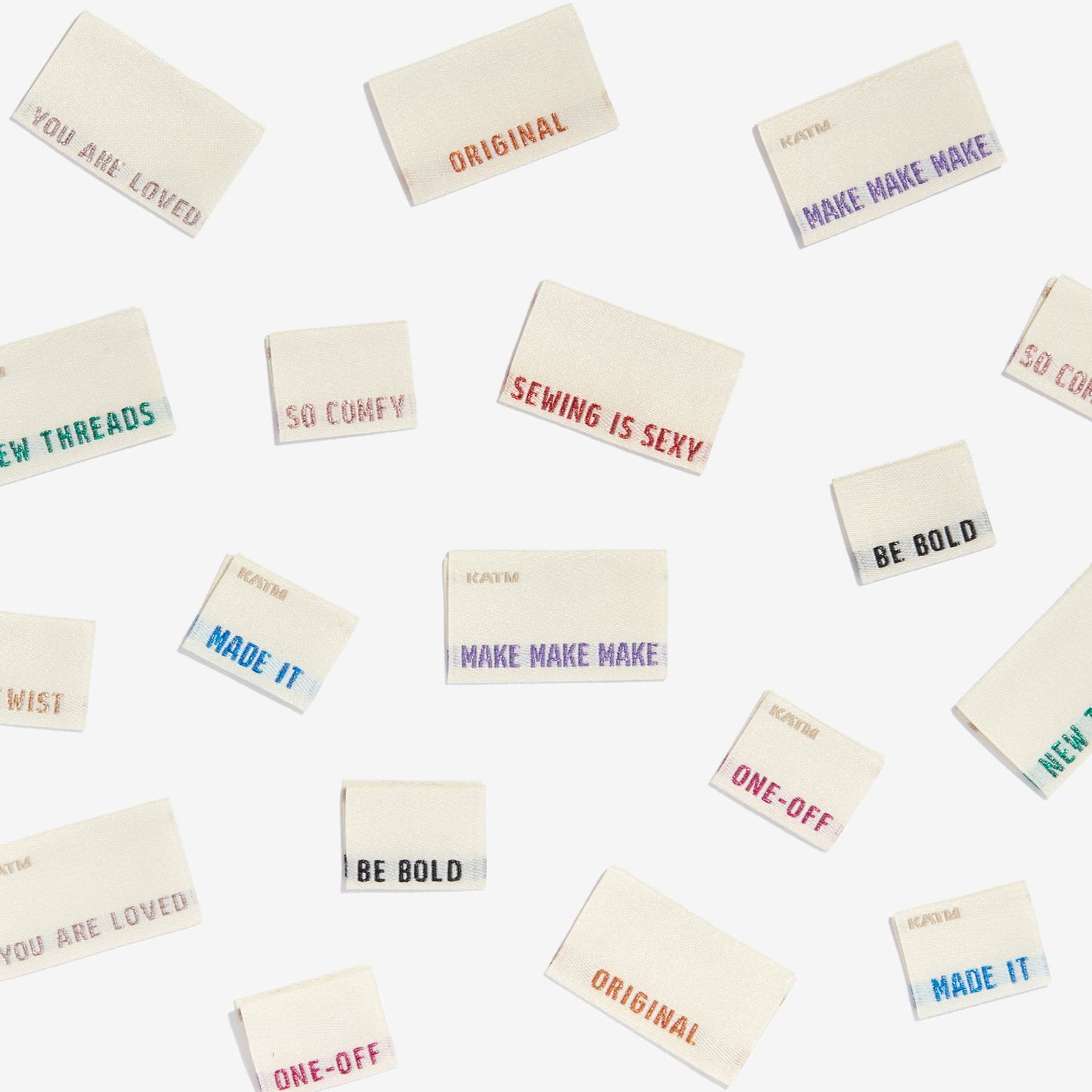 * Limited Edition * MULTI PACK - Metallic Side Seam Labels - Mixed 10 Pack