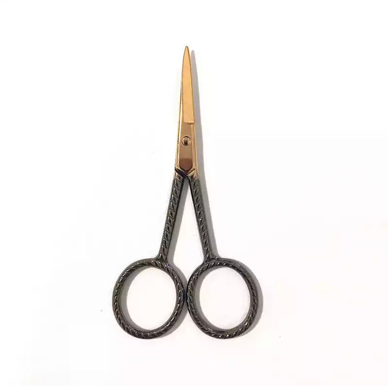 Black & Gold Vintage Mini Scissors